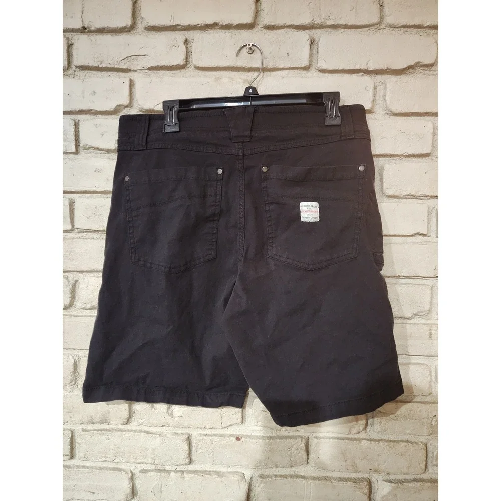 Buckhorn River Mens Black Utility Carpenter Shorts